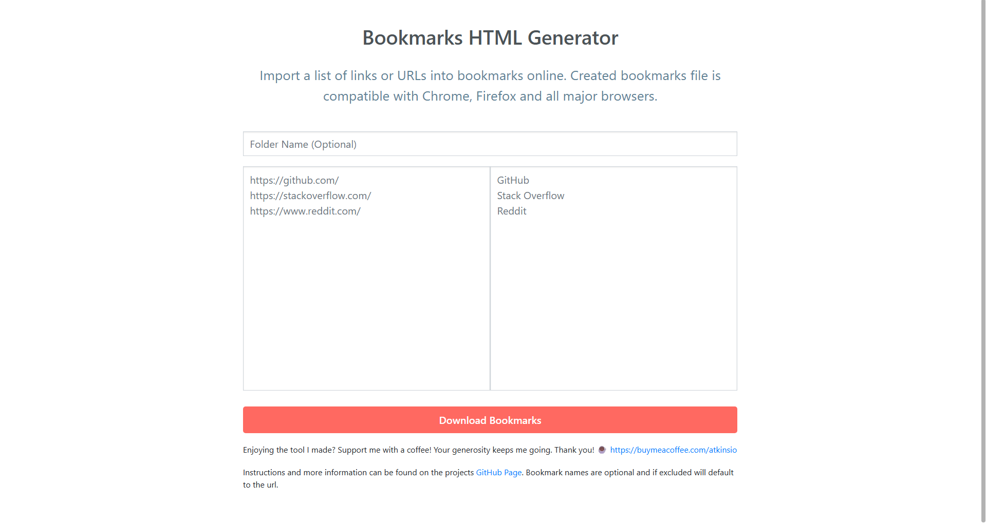 Link To Google Bookmarks preview